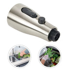 1Pc Kitchen Faucet Pull-Out Faucet Hot and Cold Water Faucet Kitchen Sink Faucet Sprayer Head Spout Single Hole 1/2In Mixer Tap