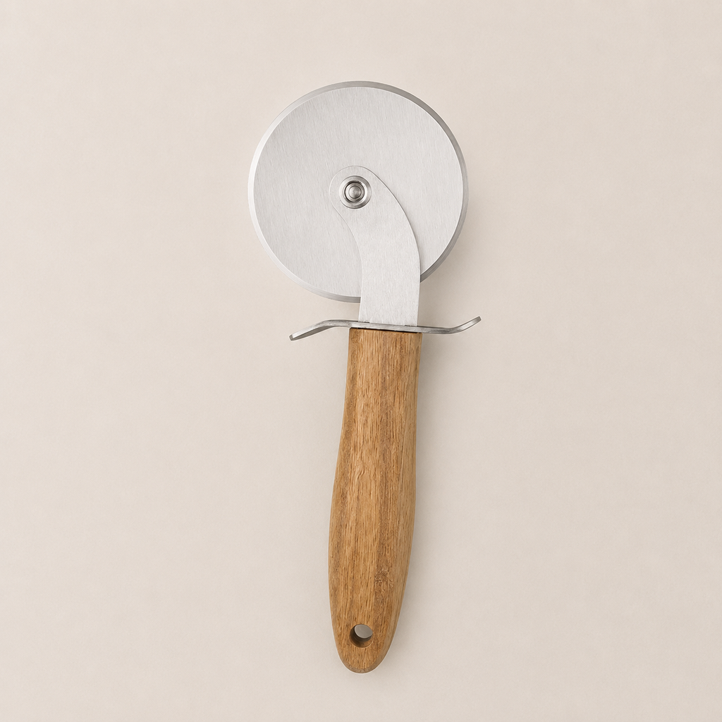 Stainless steel pizza roller