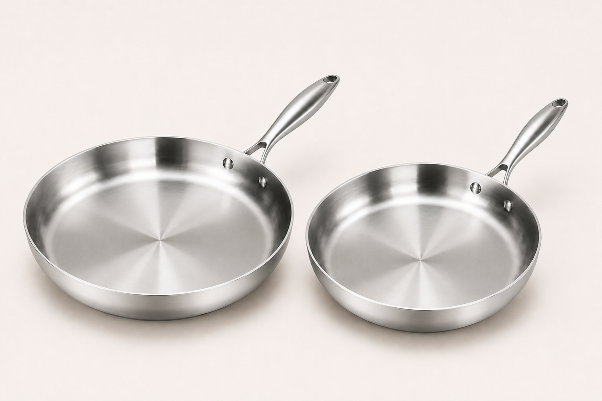 Duo Signature en Acier Inoxydable (26 cm & 28 cm)