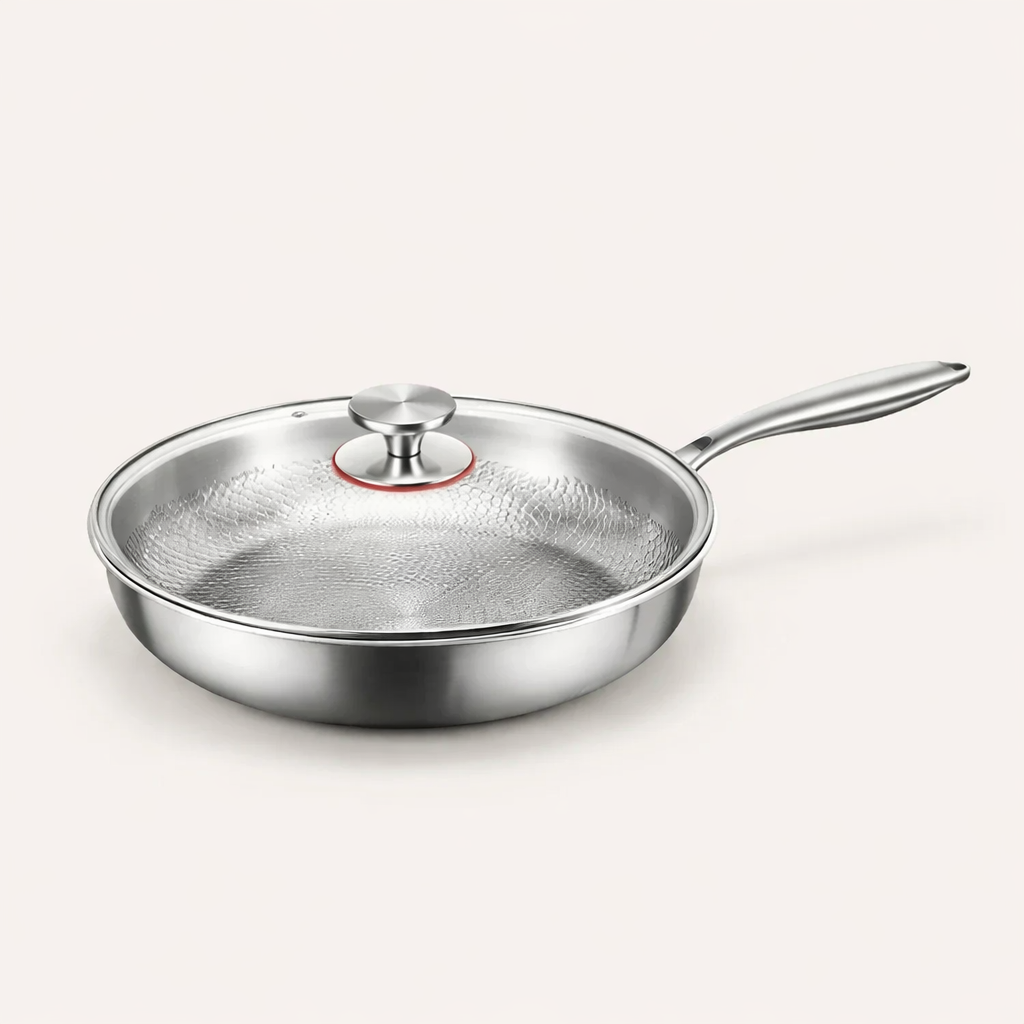 Poêle en titane sans PFAS — naturellement antiadhésive et durable