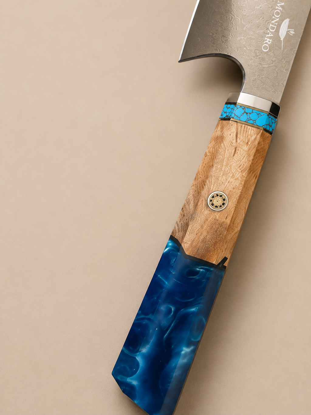 Premium Damascus steel chef's knife