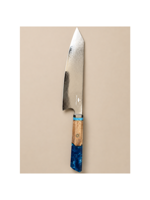 Couteau de chef premium en acier damassé