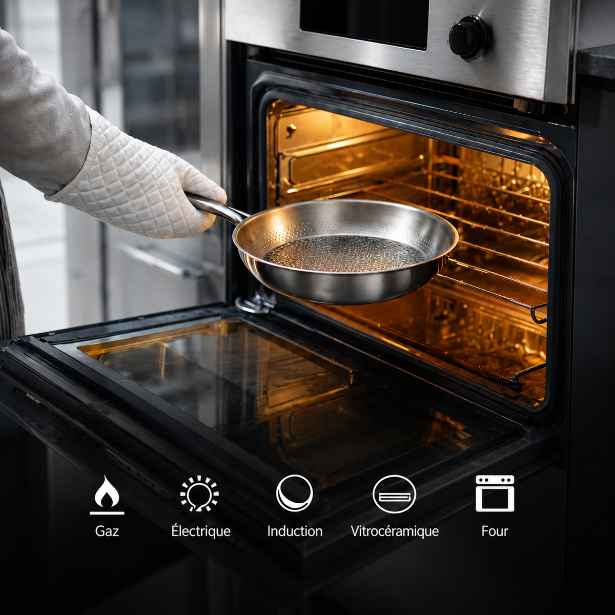 Professional kitchen set