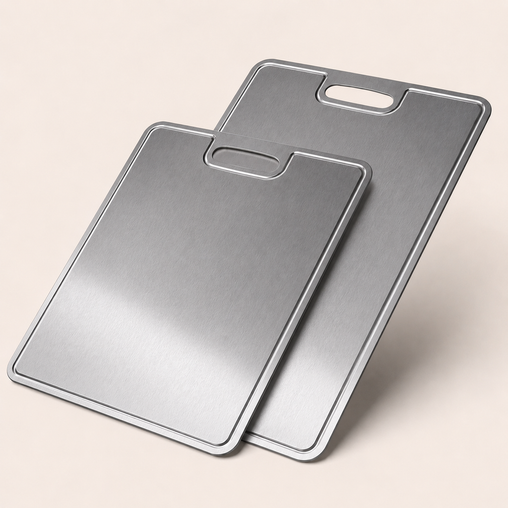 Titanium Cutting Board – Double-sided surface, premium food-grade quality