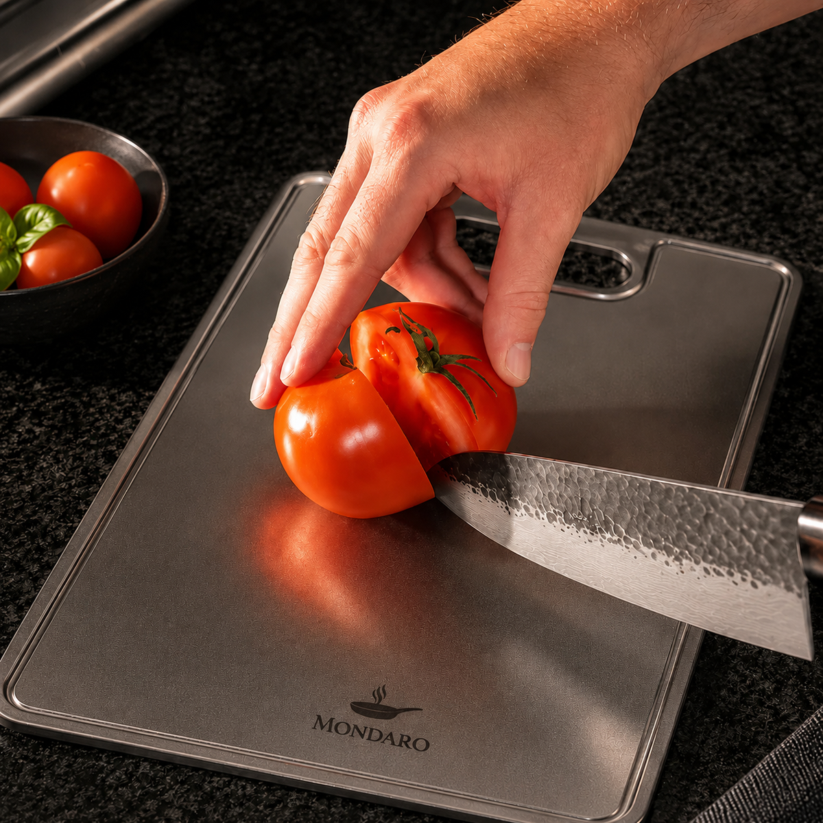 Titanium Cutting Board – Double-sided surface, premium food-grade quality