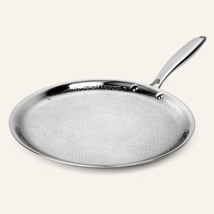 Poêle à Crêpes Premium en Titane Martelé – Antiadhésive & Ultra Résistante