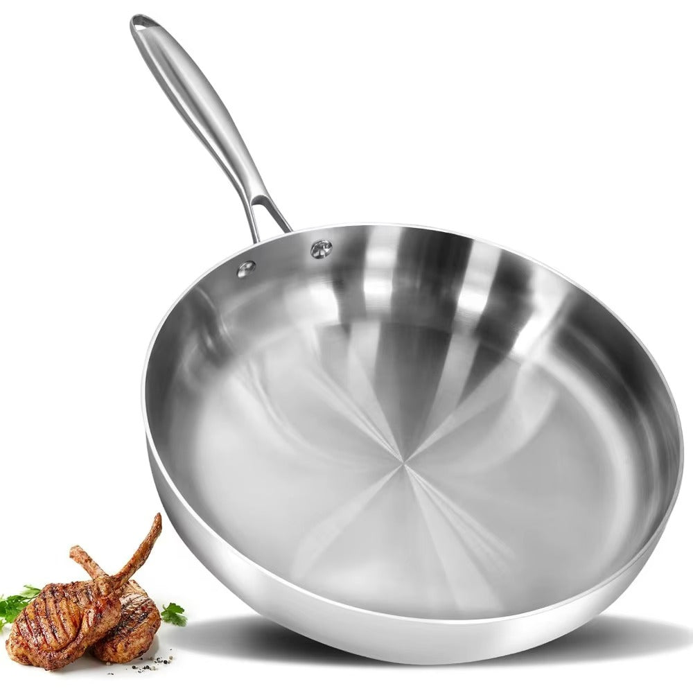 Poêle en acier inoxydable