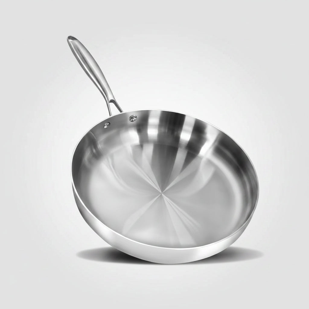 Professional kitchen set - 2 steel frying pans