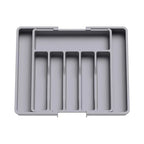 Expandable Utensil Tray Silverware Spoon Organizer Drawer Cover Adjustable Cutlery Tray Drawer Organizer Kitchen