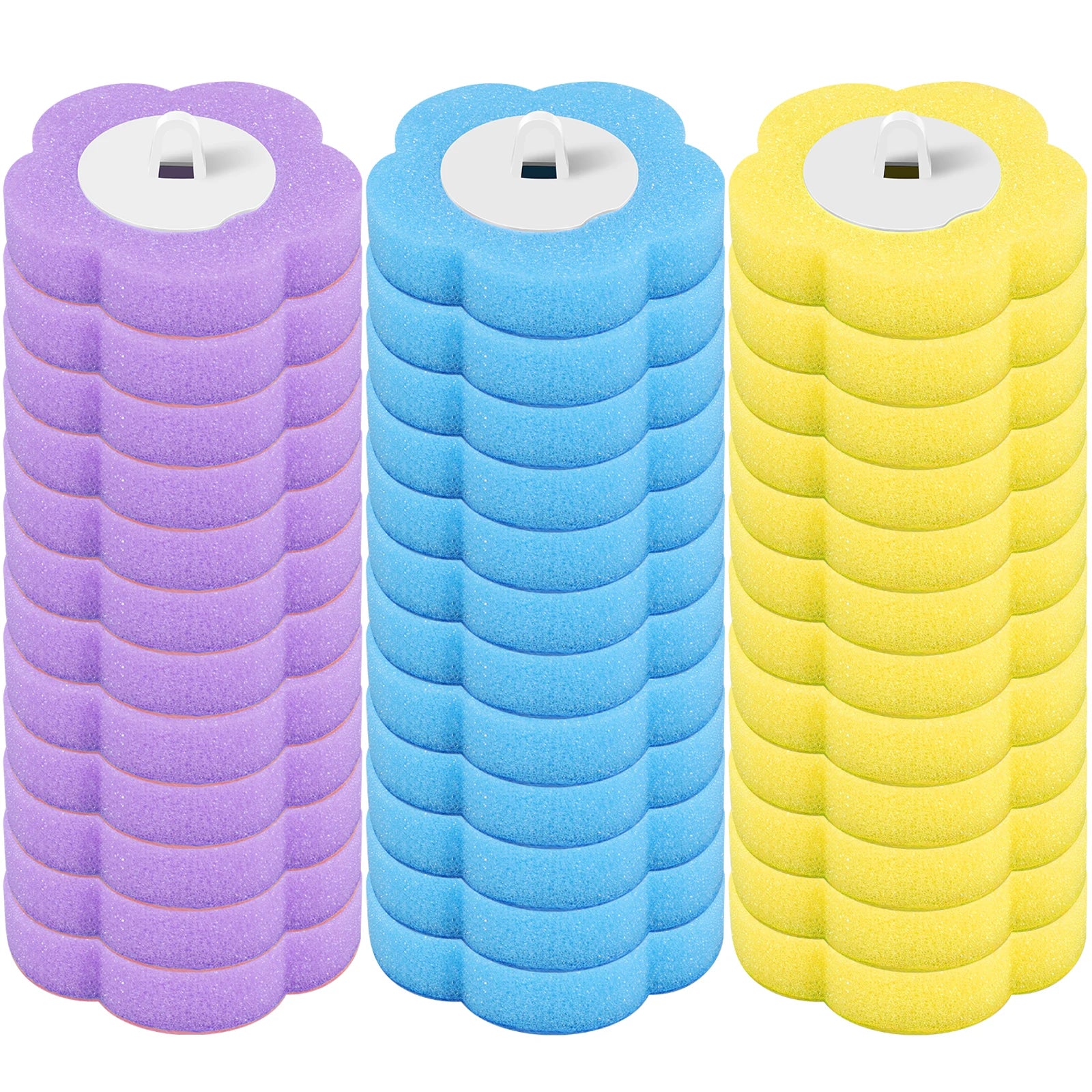 18/36Pcs Disposable Toilet Brush Wall Mounted Toilet Brush with Extended Handle Cleaning Set Replacement Head Wc Accessories New