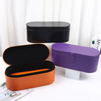 Portable Hair Dryer Storage Box Large Capacity Dustproof Hot Air Brush Organizer PU Hair Dryer Case