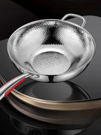 Wok en Titane Pur à Fond Rond – Antiadhésif Naturel, Tous Feux