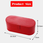 Portable Hair Dryer Storage Box Large Capacity Dustproof Hot Air Brush Organizer PU Hair Dryer Case