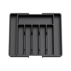 Expandable Utensil Tray Silverware Spoon Organizer Drawer Cover Adjustable Cutlery Tray Drawer Organizer Kitchen