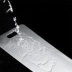 Planche à découper en acier inoxydable – Double face, qualité alimentaire