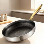 Poêle en Acier Inoxydable – Compatible Tous Feux